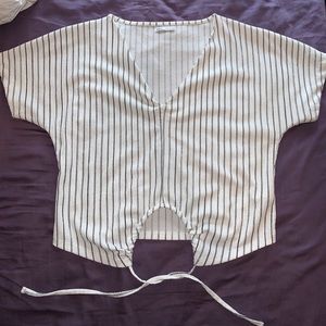 Striped short sleeve